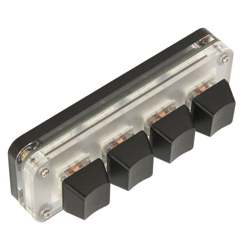 Programmable Keypad USB 4 Keys Mini Portable Mechanical Keyboard HID