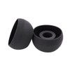 100 Pcs Black Earbuds Earpiece in Ear Buds Tip Cover