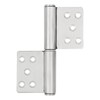 2 Piece Stainless Steel Hinge, 360 Degree Rotation, Symmetric Hinge,