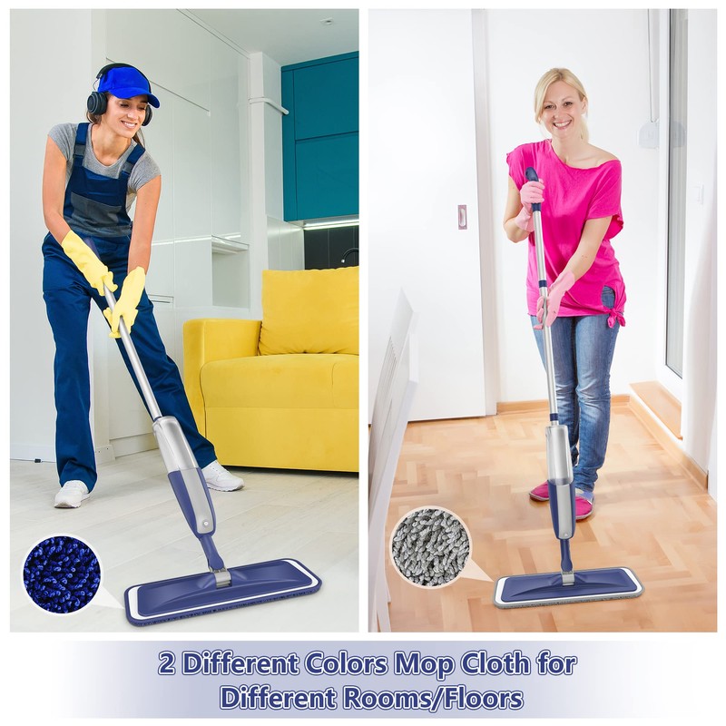 Wet Dust Mops for Hardwood Floor Cleaning - MEXERRIS Microfiber