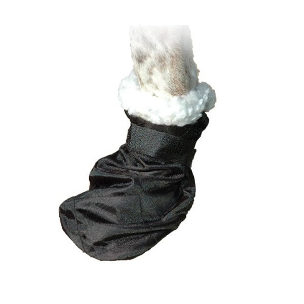 Fashion Pet Waterproof Medium Dog Boots, Black