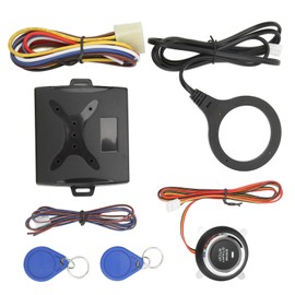 Bediffer de bot¡§?n de Arranque , tecnolog¡§aa RFID Detecci¡§?n de Freno de pie Un bot¡§?n Start Stop Push To Start Kit de Encendido Universal para veh¡§aculos de 12V