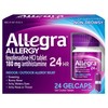 Allegra 24 Hour Allergy Gelcaps - 24 Ct., Pack of