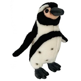 Teddy Hermann 90033 Humboldt Penguin 25 cm, Cuddly Toy, Plush Toy with Recycled Filling