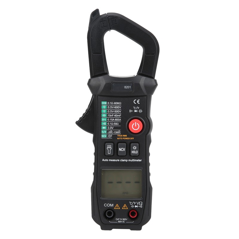 ET8201 600A 600V AC/DC Clamp Meter Intelligent Automatic Identification High