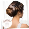 TOVINANNA Rhinestone Crown Hair Comb for Stylish Decorative Hair Accessory