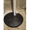 Plastic sump pit cover 18.0" in diameter and 3.0" thick.