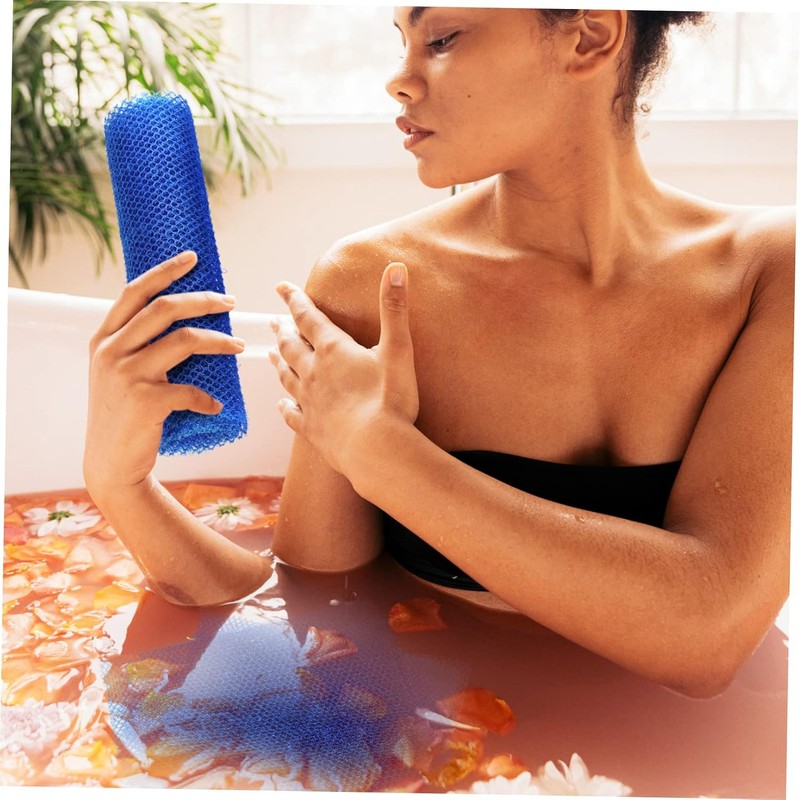 Red Exfoliante Africana de Baño 4 Piezas Suavizante Corporal de