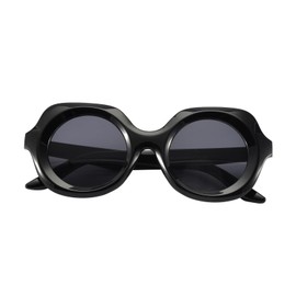 SANHOOPOLO Fashion Sunglasses Big For Women Outdoor Eyewear Shades Sunglasses Womens For Driving (Black frame Grey Lens)