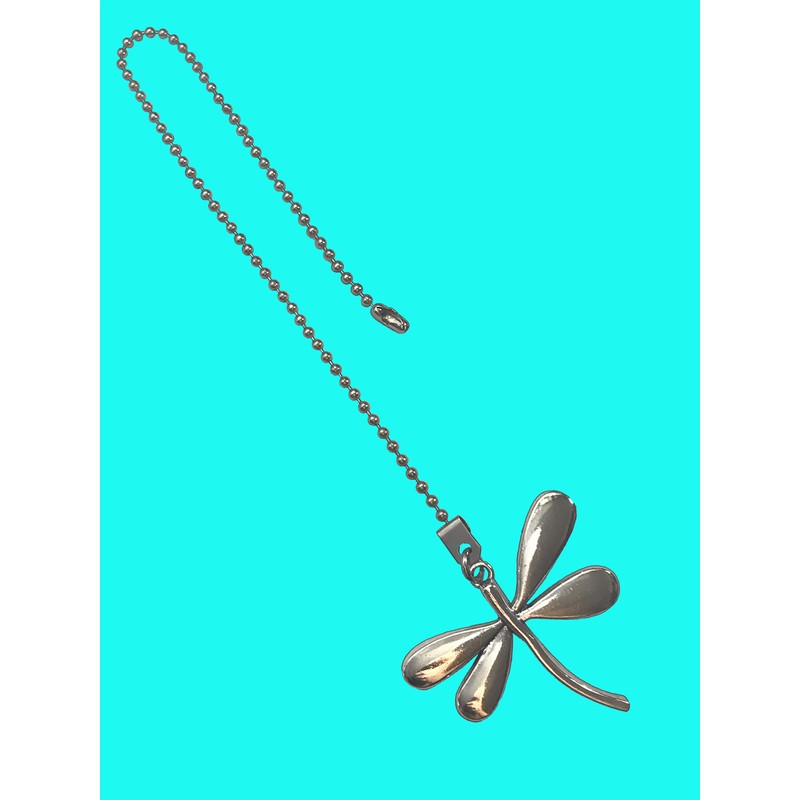 Large Pewter Dragonfly Ceiling Light Fan Pull Pull Chain Extender