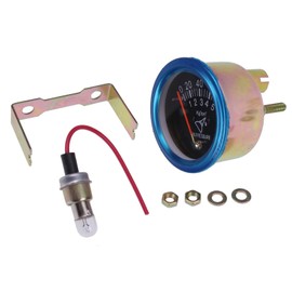 IEQFUE 2 Inch Universal Chrome Oil Pressure Gauge Kit 0-80 PSI Mechanical Auto Gauge