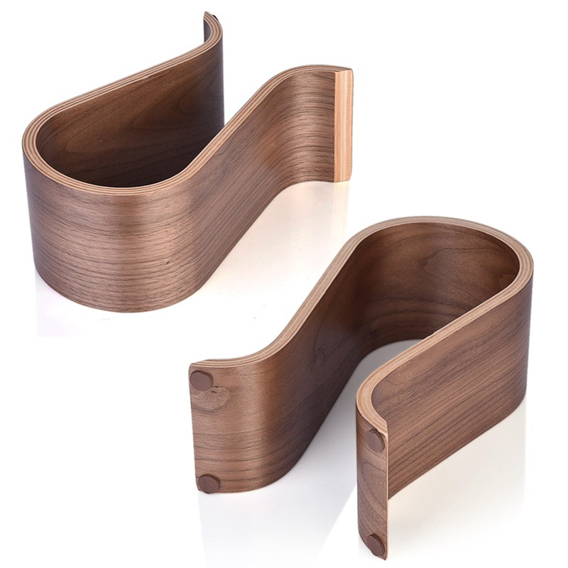 U Shape Wood Headphones Stand Holder Hanger Wooden Headset Desk