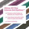 Almay Gel Eyeliner, Waterproof, Fade-Proof Eye Makeup, Easy-to-Sharpen Liner Pencil,
