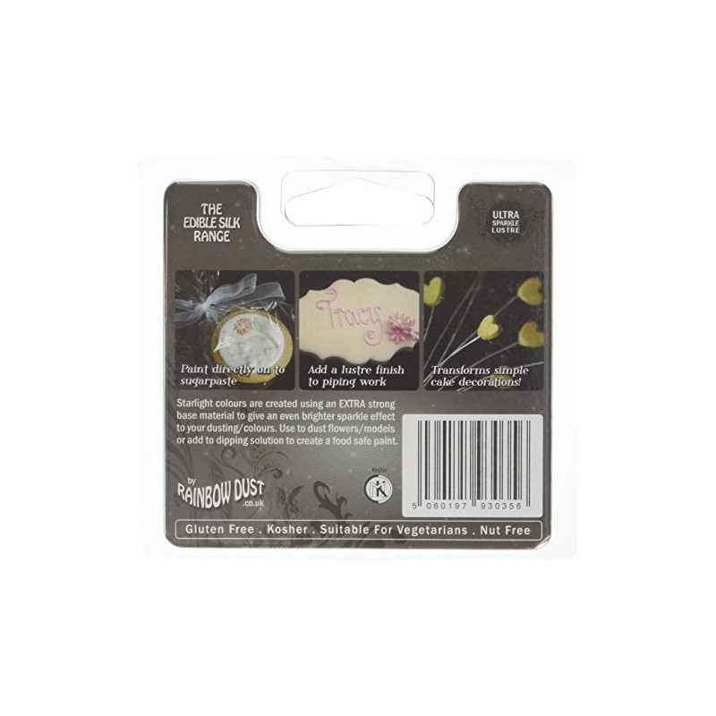 Rainbow Dust Edible Silk Starlight Silver Saturn Loose Pot 3
