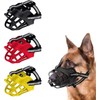 IJHFNL 3 pcs Bozal Ajustable de Silicona Suave para Perros,Bozal