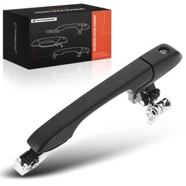 A-Premium Front Right Passenger Side Exterior Door Handle Compatible with Honda CR-V CRV 2002 2003 2004 2005 2006, Textured Black, Replace# 72140S9A003