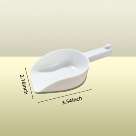 Mini Ice Scoop 6 OZ, Super Durable, Food Grade PP ice Scooper, Small Kitchen Scoops for Ice Maker Machine Popcorn Coffee Beans Flour