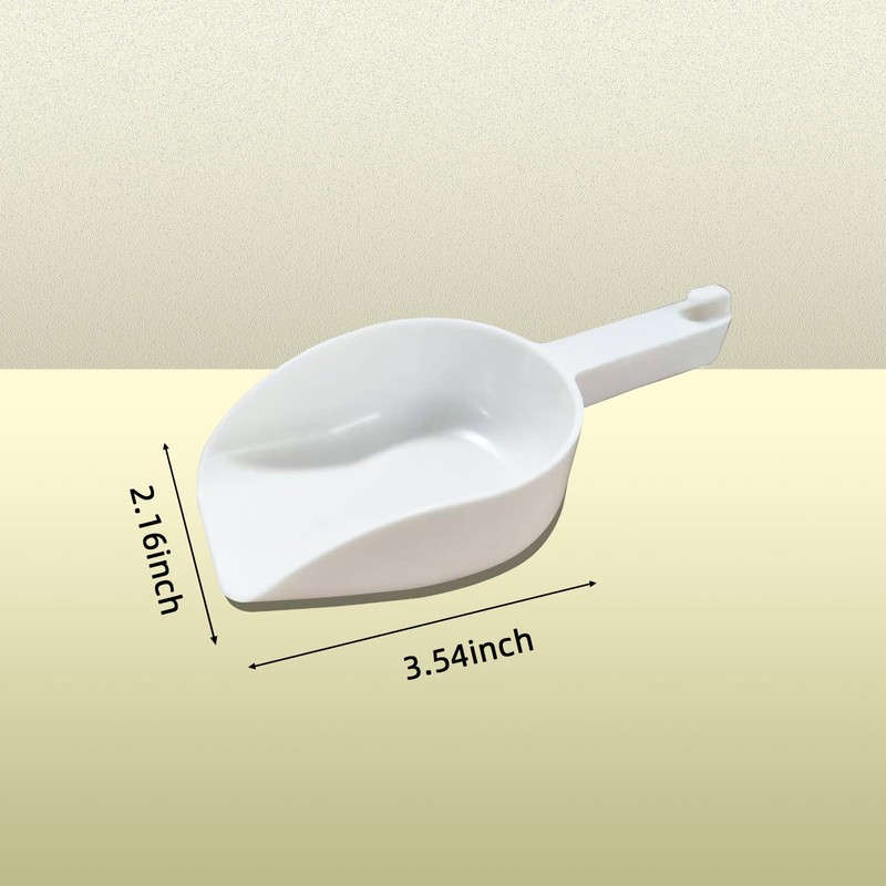 Mini Ice Scoop 6 OZ, Super Durable, Food Grade PP