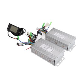 VBESTLIFE Electric Brushless Controller,Dual Drive 36/48V 500W Electric Scooter Brushless Motor Controller 866 LCD Display