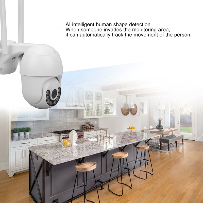 2.4GHz WiFi Securtiy Camera Two Way Audio AI Human Detection