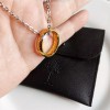 Dtup Anillo Único Tolkien Brilla En La Oscuridad C/cadena Hobbitt