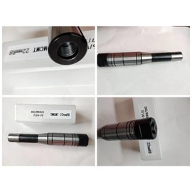 DMCMT 22mm R8 Shank Saw Blade Stem Short Axis Milling Bed Mandrel Bracket for 22mm Gear Cutter/Face Mill/Split Saw