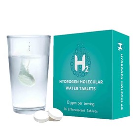 Hydrogen Water Tablets, Molecular Hydrogen Tablet for Drinking Water with Magnesium | Highest Concentration H2 13 PPM | Energy Booster, Enhance Performance & Recovery | 36 Tablets