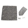 6pcs Paisley Ties Set Casual Business Style Polyester Yarn Paisley