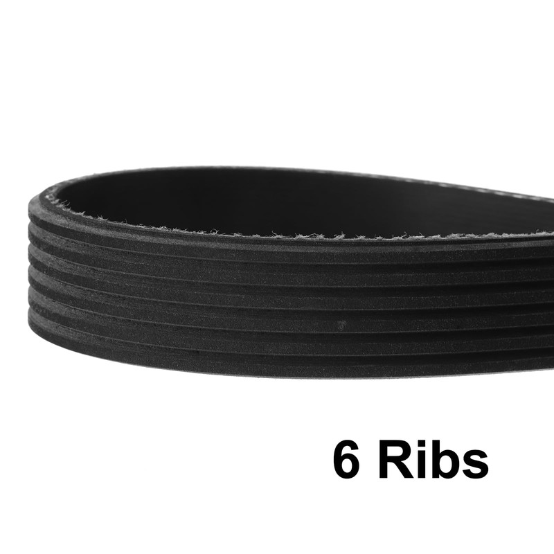 QUARKZMAN 6PK1360 V-Ribbed Belt, 6 Ribs, 1360 mm Length x