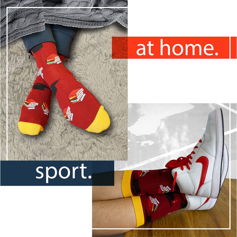 TwoSocks Funny Socks | Student Gift Nerd Gifts | Fun