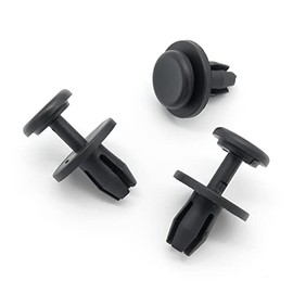 VVO Fasteners- Black Plastic Underbody Shields & Insulation Panel Fastener Clips for Vauxhall Corsa, (Pack of 10)