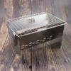 Camping Wood Burning Stove Outdoor Portable Folding Stainless Steel Backpacking