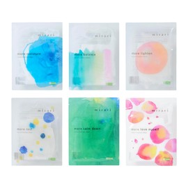 Mirari 6 Types Mirari Set Facial Treatment Mask, Sheet Mask, Moisturizing, Special Care, Pack of 6