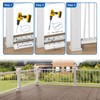 CKE 50 Pack 36" White Round Aluminum Deck Balusters, 3/4"