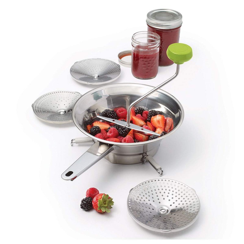 Starfrit Fruit and Vegetable Mill - 3 Discs Included Fine