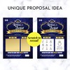 Zoschie 2 Will You Marry Me Proposal Lottery Ticket Scratch