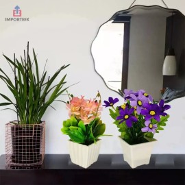 Importeek 5pz Arreglo Floral Artificial Flores Planta Decoracion Ramo