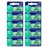 Murata 377 Battery SR626SW 1.55V Silver Oxide Watch Button Cell