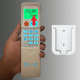 KM15E Replace Remote Control Applicable for Mitsubishi Air Conditioner MSZ-GE22VA,MSZ-GE25VA,MSZ-A09NA,MSZ-A12NA,MSZ-A15NA,MSZ-A17NA,MSZ-A09NA-1,MSZ-A12NA-1,MSZ-A15NA-1,MSZ-A17NA-1,with Backlit