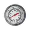 Oil thermometer with stainless steel probe, grill indicator for roasting,