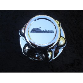Sundowner 6 Lug with 5.5" Bolt Circle Trailer Chrome Center Hub Cap Hubcap