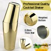 Stainless Steel Cocktail Shaker 2 Piece 18oz Unweighted & 28oz