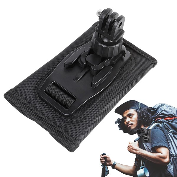 Shoulder Mount for Action Camera, 360 Degree Rotating Action Camera