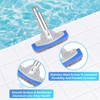 5-Inch Stainless Steel Pool Brush - Heavy Duty Pool Cleaning