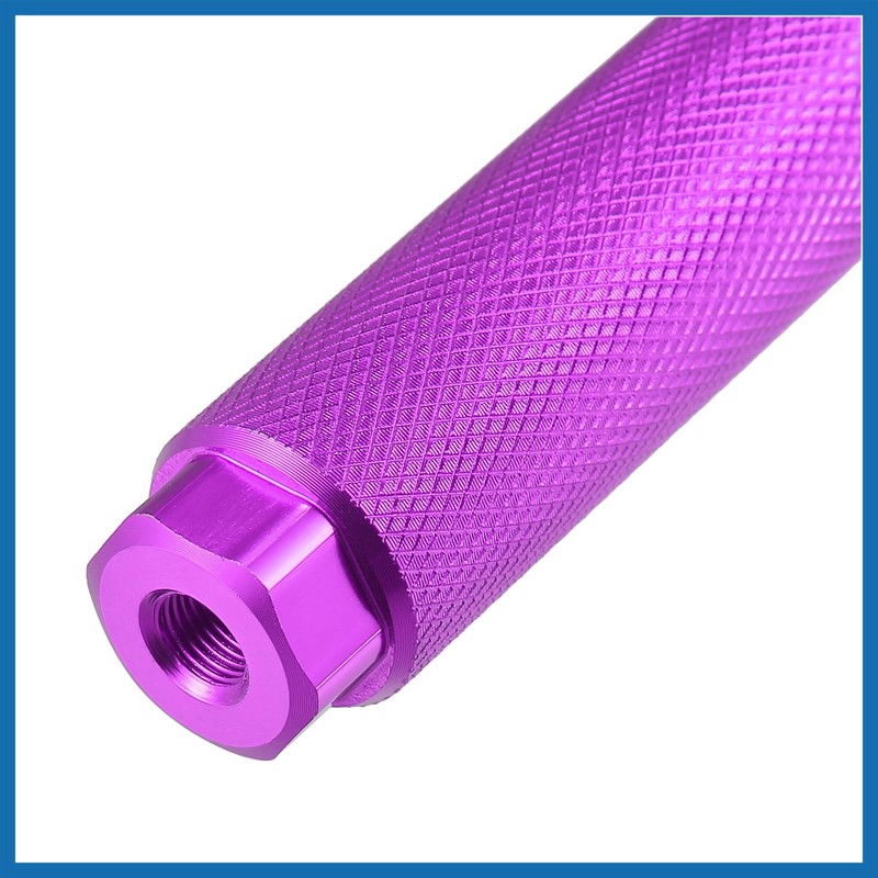 A ABSOPRO Pair Rear Foot Pegs Footrests Purple for Bicycle
