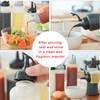 2 Pack Squeeze Bottle Set, 12 OZ Condiment Squirt Bottles