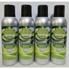 Smoke Odor Exterminator 198 gm/ 7 oz Large Spray Cool cucumber & Honeydew Melon Set of Four Cans.