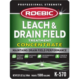 Roebic K-570 32 Fl. Ounce Biodegradable Leach and Drain Field Opener Concentrate (2-(Pack))