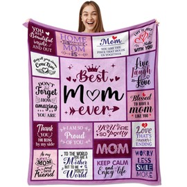 Kieetlan Mom Blanket - Mom Gift for Special Occasions, 60"x50"