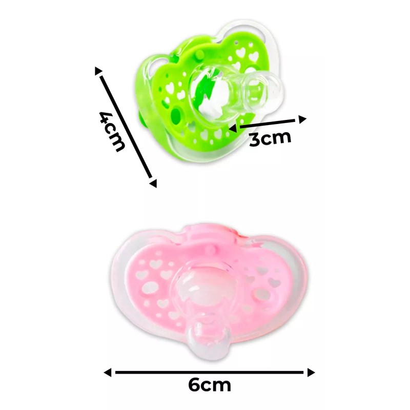 Chupón Chupete Bebé De Silicón Suave, Con Estuche 1pza,0-6m